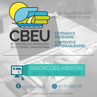 Abertas as inscrições para o 8º Congresso Brasileiro de Extensão Universitária